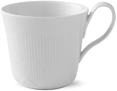 Royal Copenhagen Hvid Elements højhankskop - 35 cl